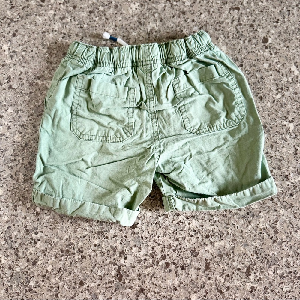 Cat & Jack Light Green Elastic Waist Shorts - Picture 2 of 3